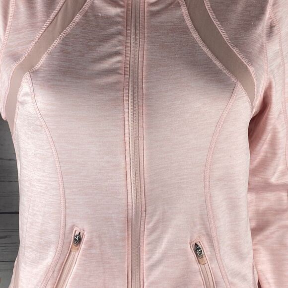 Tangerine Women’s Athletic Jacket Small Pink Full Zip Vented Thumbholes Pockets - Picture 7 of 12